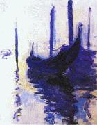 Claude Monet Gondolas in Venice oil painting